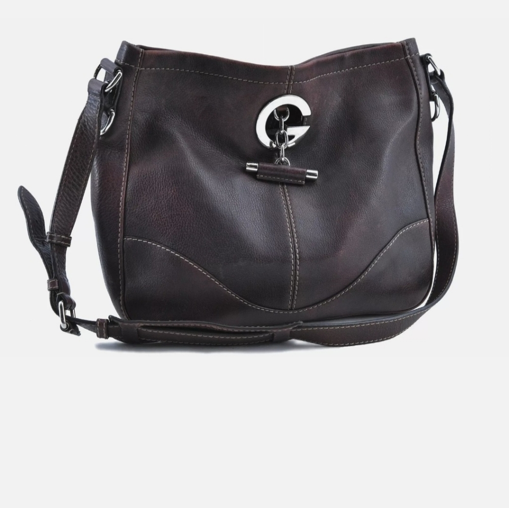 GUCCI Shoulder Cross Body Bag Leather